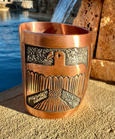 
              Elaine Becenti Copper Thunderbird Cuff
            