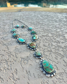 Mary Ann Spencer Royston Lariat & Earrings