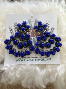 Jennifer Begay Lapis Chandelier Earrings