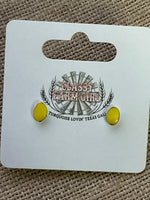 
              Celina Rosita Oval Stud Earrings
            