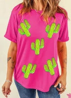 
              Sequin Cactus T-Shirt
            