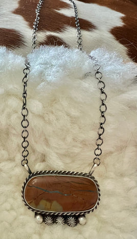 Samson Edsitty Boulder Turquoise Necklace