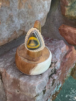 
              Kary Begay & Joe Piaso Jr. Bumblebee Jasper Ring
            