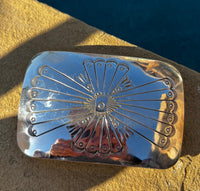 
              JoAnn Begay Sterling Silver Belt Buckle
            