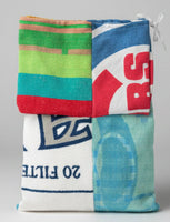 
              American Recycled Authentic Vintage & Dead Stock Towels and Terry Cloth Wide Leg Jort
            