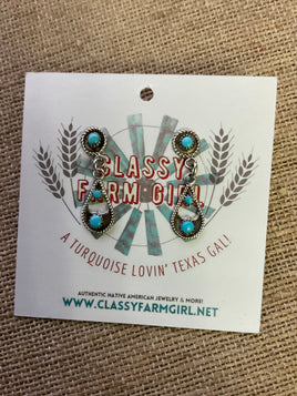 Arlene Tsatie Turquoise Earrings