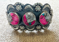 
              Jeff James Cotton Candy 3 Stone Cuff
            