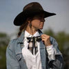 
              Fringe Twilly-Big Concho Black
            