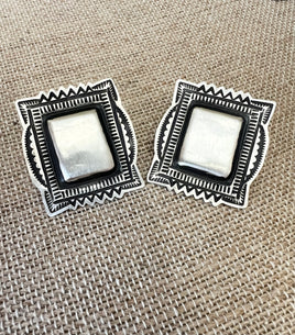 Lane Tahe Stamped Earrings