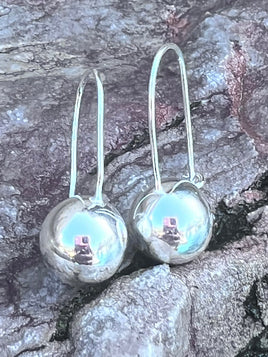 Sterling Silver Bead Earrings