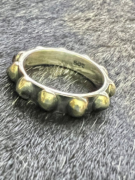 Silver Dot Ring