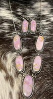 
              Joe Begay Phosphosiderite Lariat & Earrings
            