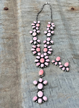 Arelene Harley Conch Shell Lariat & Earring Set