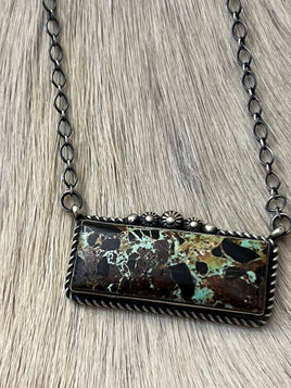 Robert Shakey Blackjack Bar Necklace