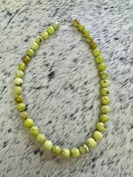 Gaspeite Necklace