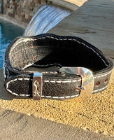 
              Frank Armstrong Kingman Sterling Silver & Leather Bracelet
            