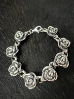 
              Rose Sterling Silver Pendant, Earrings & Bracelet
            
