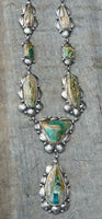 
              Juanita McDonald Long Royston Boulder Lariat & Earrings Set
            