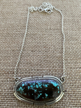 T.S. Blue Moon Bar Necklace
