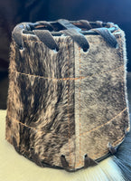 
              Cowhide & Leather Lampshade-X Small
            