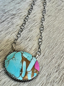 Tia Long Cotton Candy Bar Necklaces