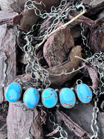 
              Eli Skeets Golden Hills 5 Stone Bar Necklace
            