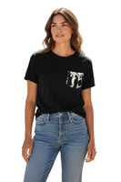 
              T-shirt with Cowhide Pocket
            