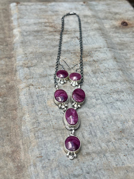 Robert Martinez Purple Spiny Lariat & Earring Set