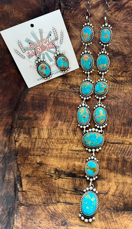 Mary Ann Spencer Kingman Lariat & Earrings
