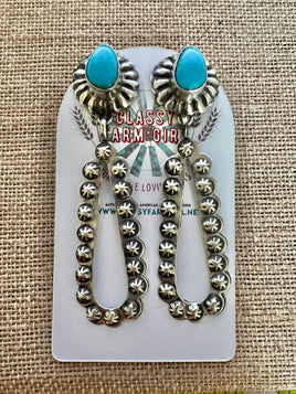 Pansy Johnson Kingman Repousse Earrings