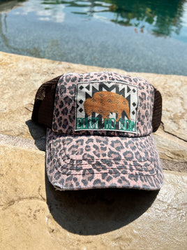 Buffalo Leopard Distressed Cap