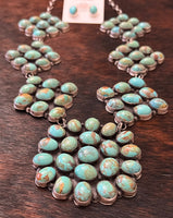 
              Jennifer Begay Kingman Cluster Lariat & Earrings
            