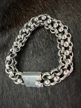 Bold Link Sterling Silver Bracelet