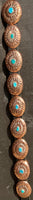 
              Justin Concha Copper Turquoise Sampler Belt
            