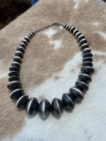 
              Rose Martin Graduated Handmade Pearl & Saucer Bead Necklace
            