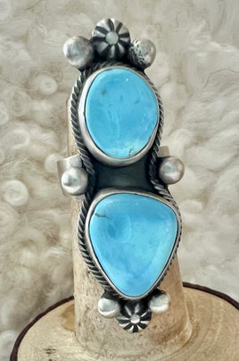 Tom Loy Golden Hills Double Stone Ring