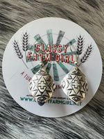 
              Delbert Shirley Stamped Diamond Earrings
            