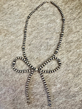 Lucinda Sardo Bow Beaded Necklace