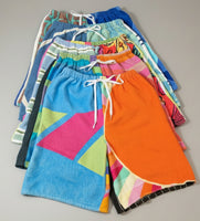 
              American Recycled Authentic Vintage & Dead Stock Towels and Terry Cloth Wide Leg Jort
            