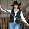 
              Fringe Twilly-Black Buck Stitch
            