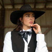 
              Fringe Twilly-Black Buck Stitch
            