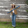 
              Fringe Twilly-Navy Buck Stitch
            