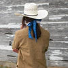 
              Fringe Twilly-Navy Buck Stitch
            