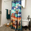 
              Fringe Shower Curtain -Paint by Numbers
            