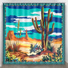 Fringe Shower Curtain -Paint by Numbers