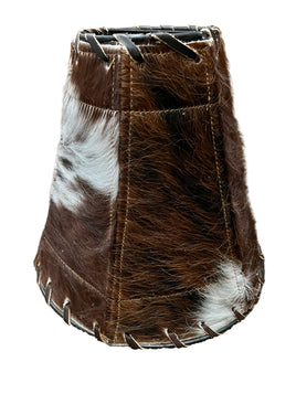 Cowhide & Leather Lampshade-Small