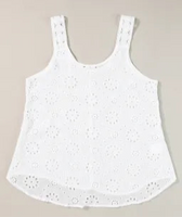 
              Eyelet Tank Top
            