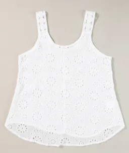 Eyelet Tank Top