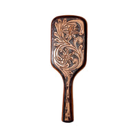 
              Tooled Leather Hairbrush
            
