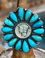 
              Anna Spencer Kingman 1938 Liberty Dime Ring
            